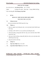 Khảo sát và thiết kế hệ thống báo cháy nhà cao tầng dùng PIC 16F877A