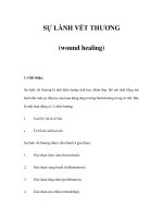 SỰ LÀNH VẾT THƯƠNG (wound healing) pps