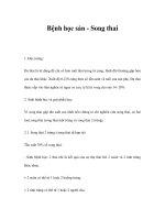 Bệnh học sản - Song thai doc