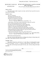 ĐỀ THI TUYỂN SINH ĐẠI HỌC NĂM 2005 Môn: VĂN; Khối: C doc