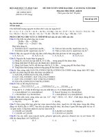 ĐỀ THI TUYỂN SINH ĐH, CĐ_MÔN HÓA_KHỐI B_NĂM 2008_MÃ ĐỀ 195 doc