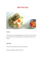 Món Chả Chay pps