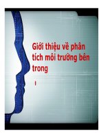 Giới thiệu về phân tích môi trường bên trong ppt