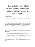 Thủ tục Cấp Giấy chứng nhận đối với trường hợp tài sản gắn liền với đất mà chủ sở hữu không đồng thời là người sử dụng đất pptx