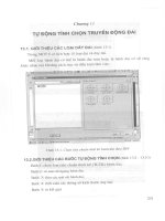 Giáo trình tự động hóa tính toán thiết kế chi tiết máy - Chương 13 pps