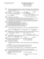 ĐỀ THI THỬ ĐẠI HỌC 2011 SỐ 11 MÔN VẬT LÝ KHỐI A docx