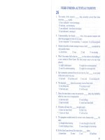 Trắc nghiệm luyện thi đại học chuyên đề ngữ pháp tiếng anh - test 25-36 pot