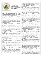 Bài tập trắc nghiệm con lắc lo xo pptx