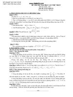 Đề thi thử toán - THPT chuyên Hạ Long - khối D doc