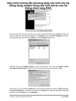 Giáo trình hướng dẫn phương pháp cấu hình cho hệ thống dùng modem trong cấu hình server cho hệ thống chức năng RAS p1 pot