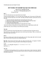 ĐỀ THI MẪU TỐT NGHIỆP ĐẠI HỌC HỆ CHÍNH QUY - ngành: Sư phạm Tin học docx