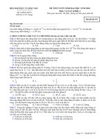 ĐÁP ÁN ĐỀ THI TUYỂN SINH ĐẠI HỌC_MÔN VẬT LÝ_KHỐI A_NĂM 2010_MÃ ĐỀ 357 pdf