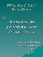 BÁO CÁO ĐỒ ÁN TỐT NGHIỆP ppsx