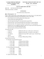 Đề thi tốt nghiệp chuyên ngành kế toán - Đề số 13 pps