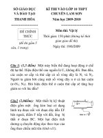 Đề chính thức Kỳ thi tuyển sinh lớp 10 trung học phổ thông chuyên Lam Sơn môn vật lý năm 2009 -20010 potx