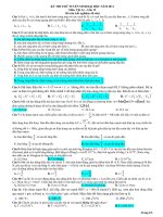 KỲ THI THỬ TUYỂN SINH ĐẠI HỌC NĂM 2011 Môn. Vật Lý – Lần 12 pdf
