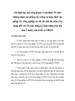 Chỉ định lại, mở rộng phạm vi chỉ định Tổ chức chứng nhận sản phẩm cây trồng an toàn, lĩnh vực giống cây công nghiệp và cây ăn quả lâu năm (Áp dụng đối với Tổ chức đăng ký hoạt động trên địa bàn 1 tỉnh); mã số hồ sơ 148121 pps