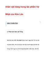 nhân vật tràng trong tác phẩm Vợ Nhặt của Kim Lân docx
