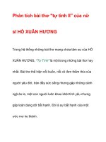 Phân tích bài thơ 