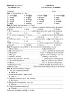 English test Time allowance: 20 minutes pps