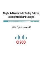 Chapter 4 - Distance Vector Routing Protocols Routing Protocols and Concepts CCNA pps