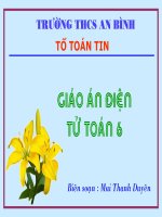 bài giảng toán 6 ước và bội