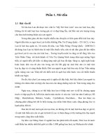 Luận văn : Nghiên cứu kỹ thuật phát sinh phôi soma và tạo hạt nhân tạo ở cây lan Hồ Điệp (Phalaenopsis sp. ) part 1 potx