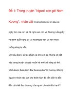 Đề 1: Trong truyện “Người con gái NamXương” pps