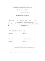 MẪU BIÊN BẢN GIAO TRẢ TÀI LIỆU potx