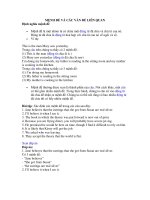 MỆNH ĐỀ VÀ CÁC VẤN ĐỀ LIÊN QUAN pdf