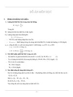 Đồ án thiết kế hệ thống chưng cất