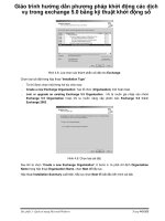 Giáo trình hướng dẫn phương pháp khởi động các dịch vụ trong exchange 5.0 bằng kỹ thuật khởi động số p1 potx