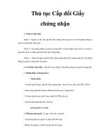 Thủ tục Cấp đổi Giấy chứng nhận pdf