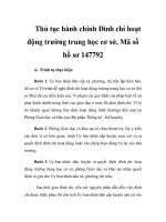Thủ tục hành chính Đình chỉ hoạt động trường trung học cơ sở, Mã số hồ sơ 147792 pptx