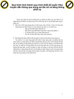 Quá trình hình thành quy trình thiết kế tuyến Viba truyến dẫn thông qua dung sai tần số và băng thông phát xạ p1 pdf