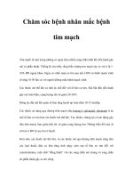 Chăm sóc bệnh nhân mắc bệnh tim mạch pps