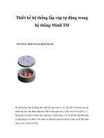 Thiết kế hệ thống lắp ráp tự động trong hệ thống MiniCIM ppsx