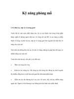 Kỹ năng phòng mổ ppt