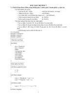 BÀI TẬP CHƯƠNG 7 - THIẾT KẾ LỚP ĐIỂM ppsx