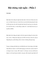 Hội chứng ruột ngắn – Phần 2 pdf