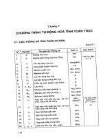 Giáo trình tự động hóa tính toán thiết kế chi tiết máy - Chương 9 doc