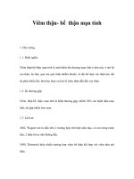 Viêm thận- bể thận mạn tính pot