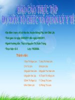 Báo cáo tiểu luận: Y tế cộng đồng docx