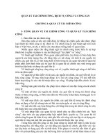 Ôn thi công chức thuế: Quản lý nhà nước về tài chính công