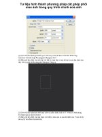 Tư liệu hình thành phương pháp cắt ghép phối màu ảnh trong quy trình chỉnh sửa ảnh p1 pps