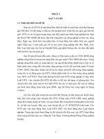 thực trạng và một số giải pháp nâng cao hiệu quả hoạt động của các hợp tác xã dịch vụ nông nghiệp trên địa bàn huyện gia lộc- hải dương trong thời kỳ công nghiệp hóa- hiện đại hóa