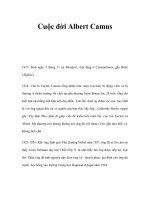 Cuộc đời Albert Camus pps