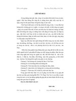 Đồ án hệ thống điều hòa không khí