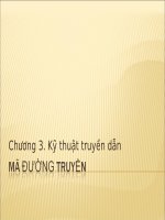 Chương 3. Kỹ thuật truyền dẫn - Mã đường truyền potx