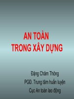 AN TOÀN TRONG XÂY DỰNG ppt